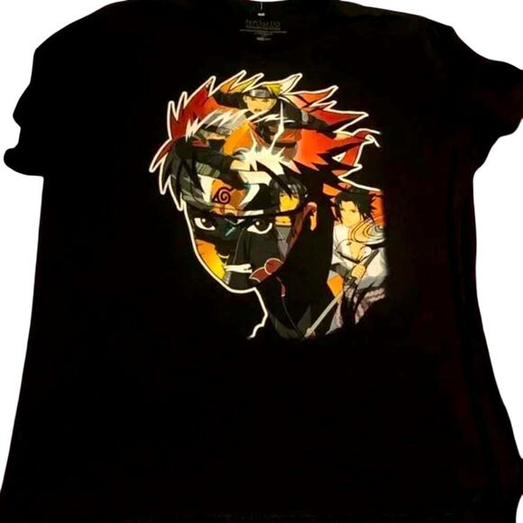 Naruto Shippuden Collection T-Shirt Tee from 2007 Size 2XL - Picture 4 of 6